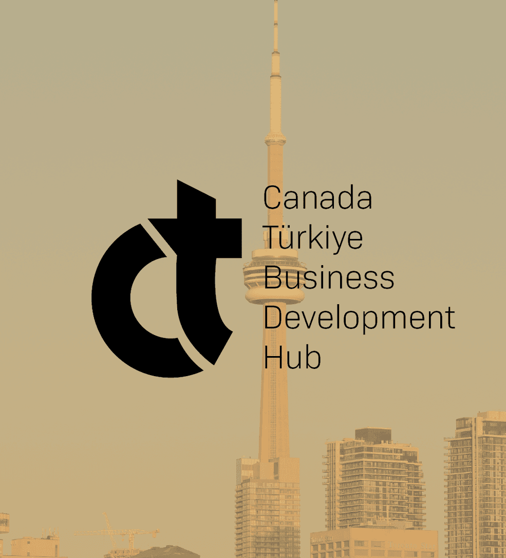 CTBDH mark + wordmark over Toronto skyline with CN Tower