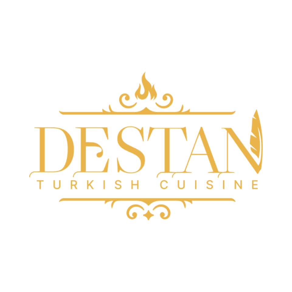 Destan Turkish Cuisine — gold wordmark
