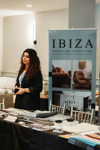 The Ibiza Premium Furniture exhibitor booth