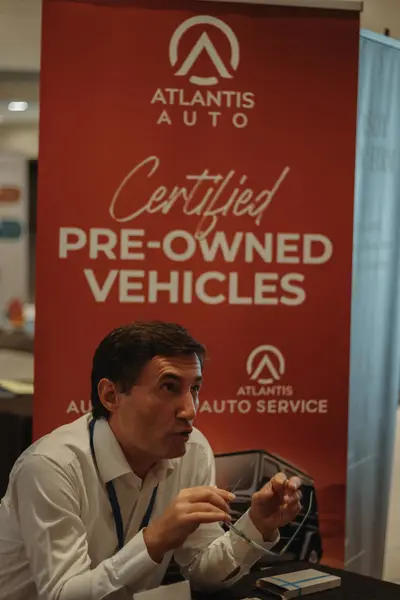 The Atlantis Auto exhibitor booth