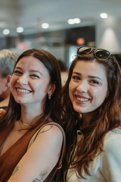 A smiling guest at the fair