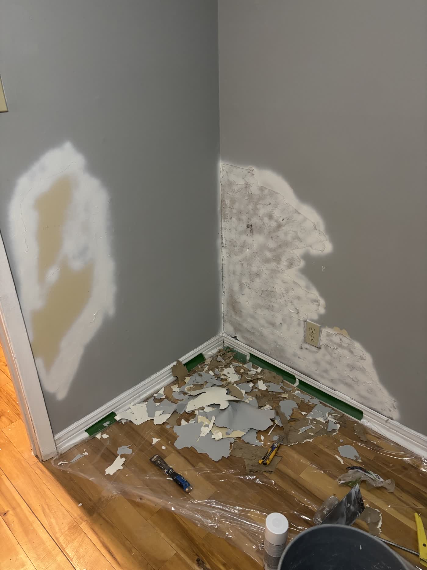Water Damage project in Ottawa by Fidan Construction - before